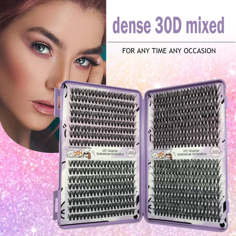 False Eyelashes Book – Large Capacity Single Cluster Segmented Hair, 11-13mm - Image 3